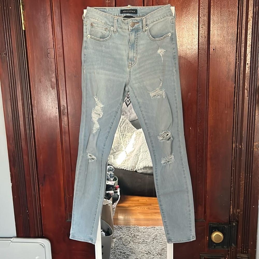 Women’s Aeropostale Lightwash High Rise Jeggings